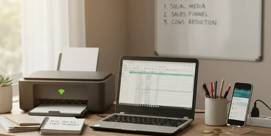 Online tools for small businesses organized by operations, marketing, and finance